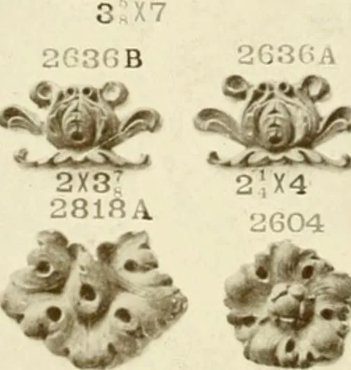 An illustration from Catalog of Capitals, brackets and compo ornament for exterior and interior decoration, 1900, leaf 77