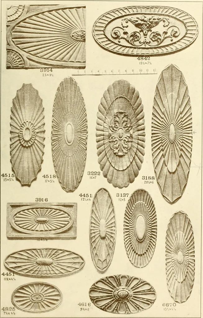 An illustration from Catalog of Capitals, brackets and compo ornament for exterior and interior decoration, 1900, leaf 78