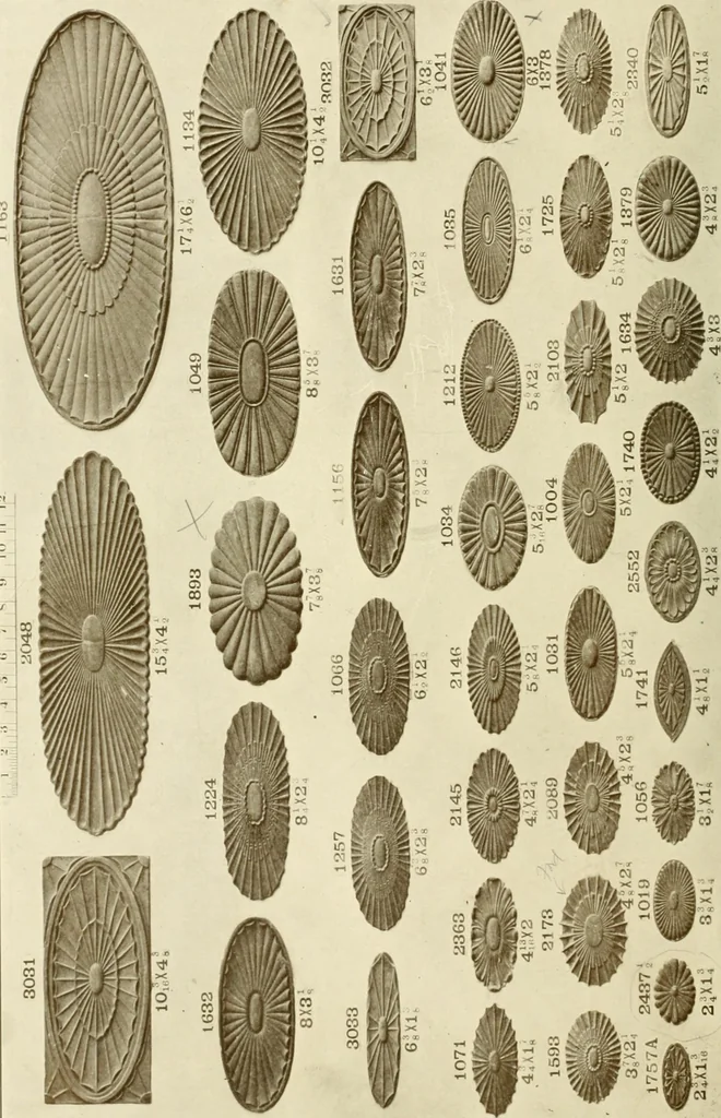 An illustration from Catalog of Capitals, brackets and compo ornament for exterior and interior decoration, 1900, leaf 79