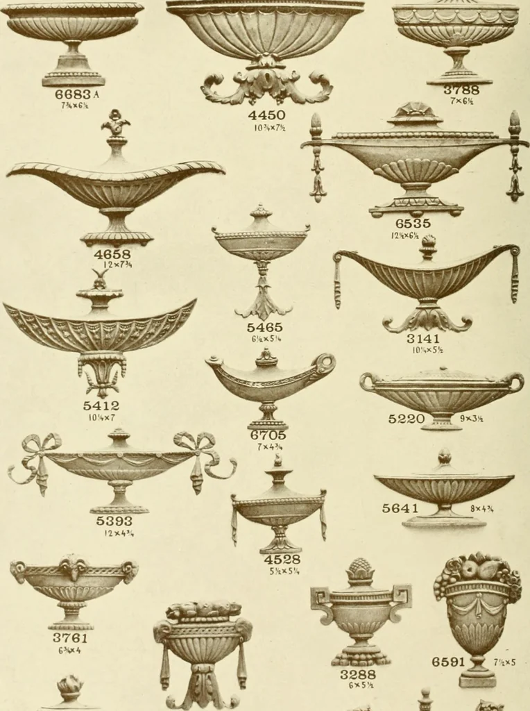 An illustration from Catalog of Capitals, brackets and compo ornament for exterior and interior decoration, 1900, leaf 81