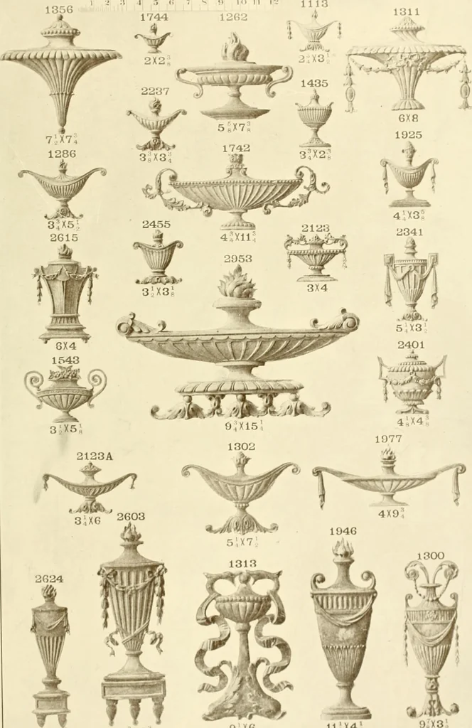 An illustration from Catalog of Capitals, brackets and compo ornament for exterior and interior decoration, 1900, leaf 82