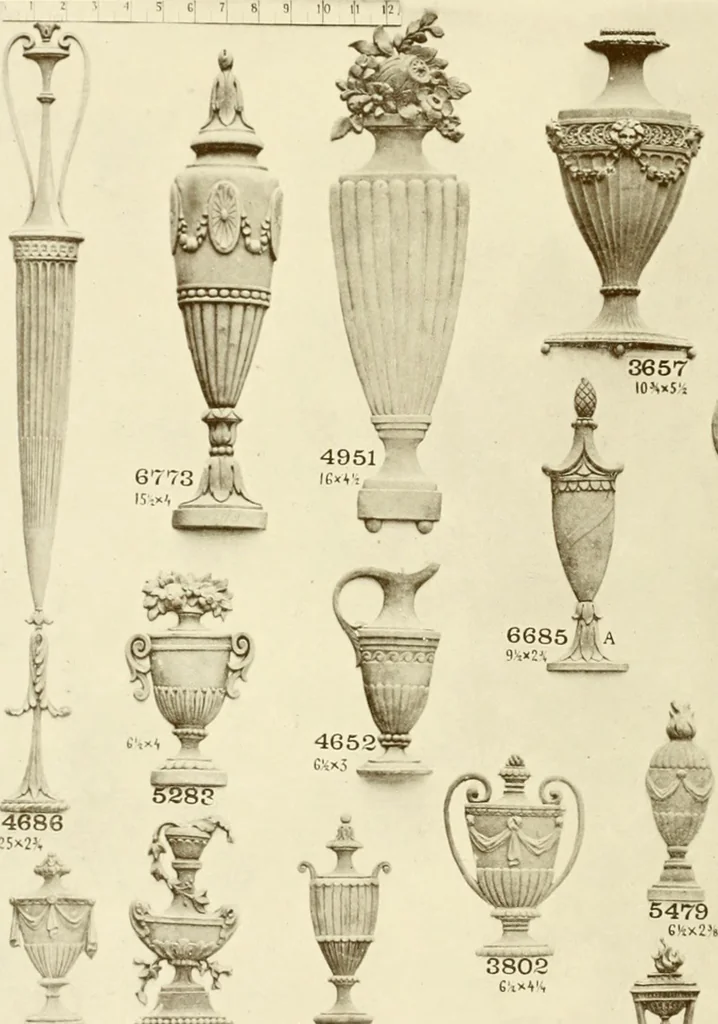 An illustration from Catalog of Capitals, brackets and compo ornament for exterior and interior decoration, 1900, leaf 83