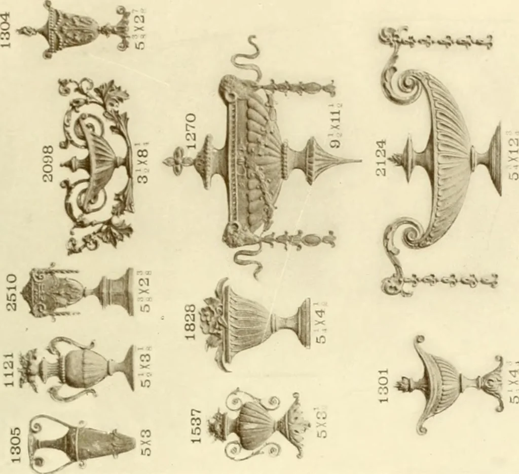 An illustration from Catalog of Capitals, brackets and compo ornament for exterior and interior decoration, 1900, leaf 84