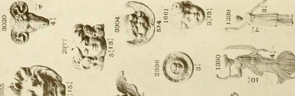 An illustration from Catalog of Capitals, brackets and compo ornament for exterior and interior decoration, 1900, leaf 87