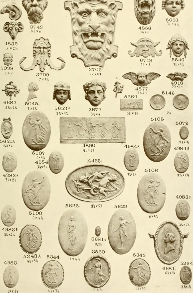 An illustration from Catalog of Capitals, brackets and compo ornament for exterior and interior decoration, 1900, leaf 88