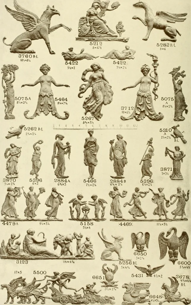 An illustration from Catalog of Capitals, brackets and compo ornament for exterior and interior decoration, 1900, leaf 89