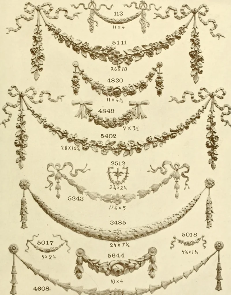 An illustration from Catalog of Capitals, brackets and compo ornament for exterior and interior decoration, 1900, leaf 90