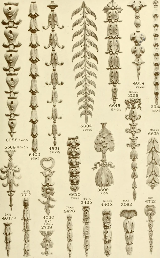 An illustration from Catalog of Capitals, brackets and compo ornament for exterior and interior decoration, 1900, leaf 94