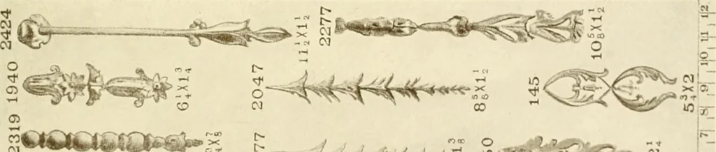 An illustration from Catalog of Capitals, brackets and compo ornament for exterior and interior decoration, 1900, leaf 96