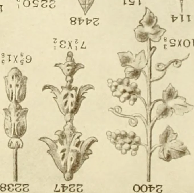 An illustration from Catalog of Capitals, brackets and compo ornament for exterior and interior decoration, 1900, leaf 96
