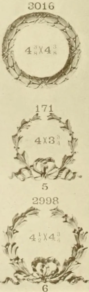 An illustration from Catalog of Capitals, brackets and compo ornament for exterior and interior decoration, 1900, leaf 99