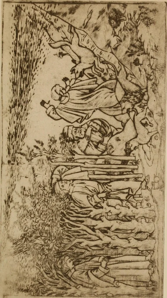 An illustration from Catalog of the Gardiner Green Hubbard collection of engravings, 1905, leaf 52