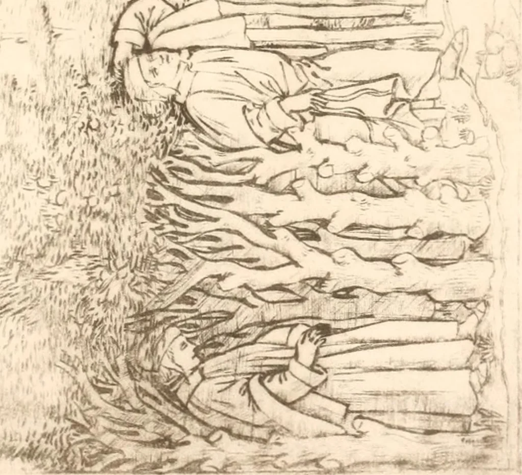 An illustration from Catalog of the Gardiner Greene Hubbard collection of engravings, presented to the Library of Congress by Mrs. Gardiner Greene Hubbard, 1905, leaf 46