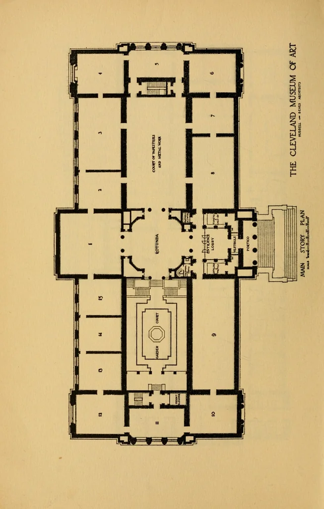An illustration from Catalog of the inaugural exhibition, June 6-September 20, 1916, 1916, leaf 20