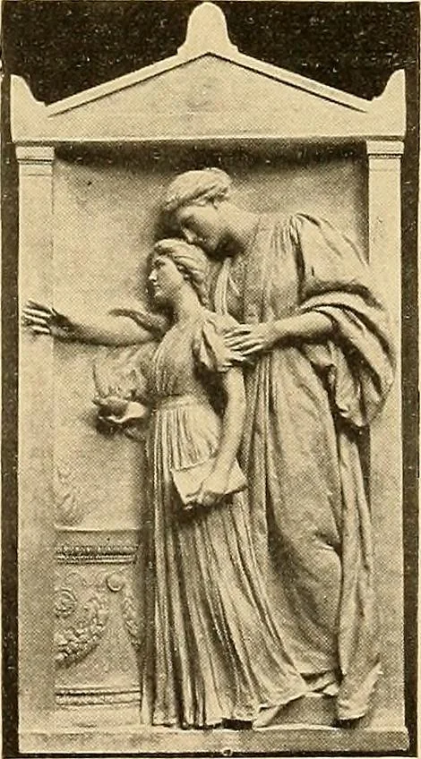 An illustration from Catalog of large carbon photographs, photogravures, engravings, etchings and copper-plate paintings in the educational art exhibitions of A.W. Elson & Company with a list of other pictures recommended for school, library, and home decoration, 1910, leaf 102