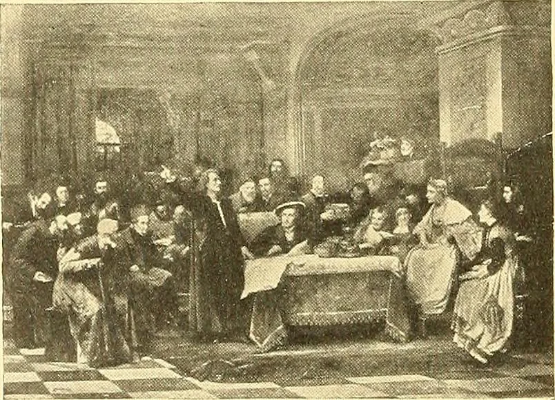 An illustration from Catalog of large carbon photographs, photogravures, engravings, etchings and copper-plate paintings in the educational art exhibitions of A.W. Elson & Company with a list of other pictures recommended for school, library, and home decoration, 1910, leaf 103