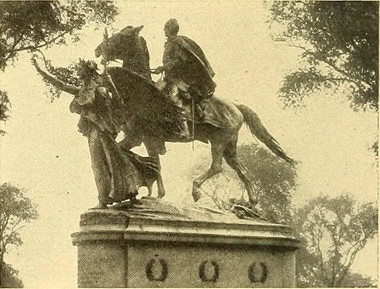 An illustration from Catalog of large carbon photographs, photogravures, engravings, etchings and copper-plate paintings in the educational art exhibitions of A.W. Elson & Company with a list of other pictures recommended for school, library, and home decoration, 1910, leaf 103