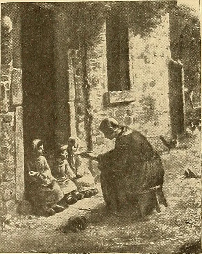 An illustration from Catalog of large carbon photographs, photogravures, engravings, etchings and copper-plate paintings in the educational art exhibitions of A.W. Elson & Company with a list of other pictures recommended for school, library, and home decoration, 1910, leaf 106