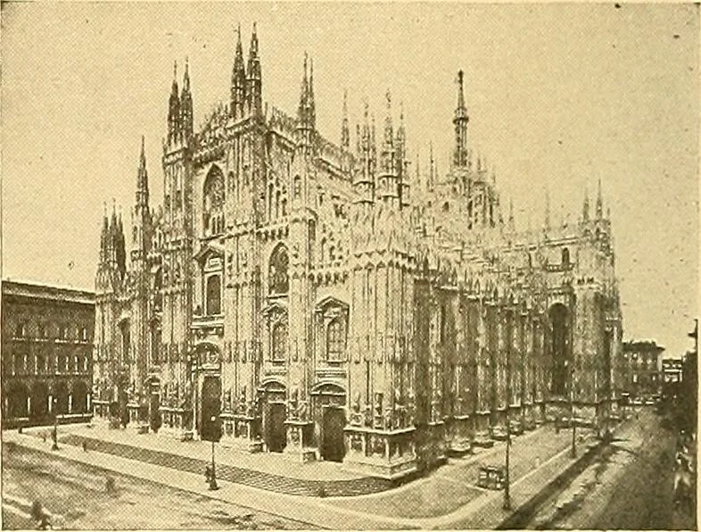 An illustration from Catalog of large carbon photographs, photogravures, engravings, etchings and copper-plate paintings in the educational art exhibitions of A.W. Elson & Company with a list of other pictures recommended for school, library, and home decoration, 1910, leaf 33