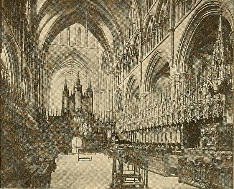 An illustration from Catalog of large carbon photographs, photogravures, engravings, etchings and copper-plate paintings in the educational art exhibitions of A.W. Elson & Company with a list of other pictures recommended for school, library, and home decoration, 1910, leaf 36
