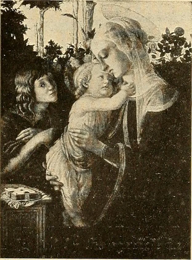 An illustration from Catalog of large carbon photographs, photogravures, engravings, etchings and copper-plate paintings in the educational art exhibitions of A.W. Elson & Company with a list of other pictures recommended for school, library, and home decoration, 1910, leaf 44