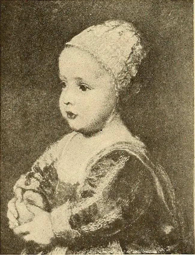 An illustration from Catalog of large carbon photographs, photogravures, engravings, etchings and copper-plate paintings in the educational art exhibitions of A.W. Elson & Company with a list of other pictures recommended for school, library, and home decoration, 1910, leaf 54