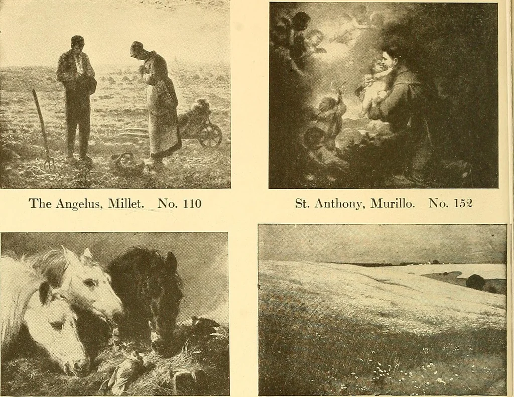 An illustration from Catalog of large carbon photographs, photogravures, engravings, etchings and copper-plate paintings in the educational art exhibitions of A.W. Elson & Company with a list of other pictures recommended for school, library, and home decoration, 1910, leaf 55