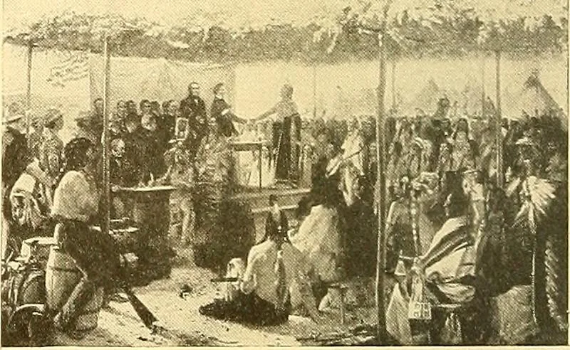 An illustration from Catalog of large carbon photographs, photogravures, engravings, etchings and copper-plate paintings in the educational art exhibitions of A.W. Elson & Company with a list of other pictures recommended for school, library, and home decoration, 1910, leaf 55