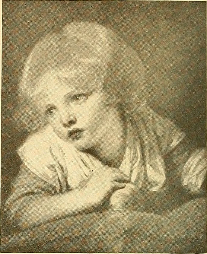 An illustration from Catalog of large carbon photographs, photogravures, engravings, etchings and copper-plate paintings in the educational art exhibitions of A.W. Elson & Company with a list of other pictures recommended for school, library, and home decoration, 1910, leaf 59