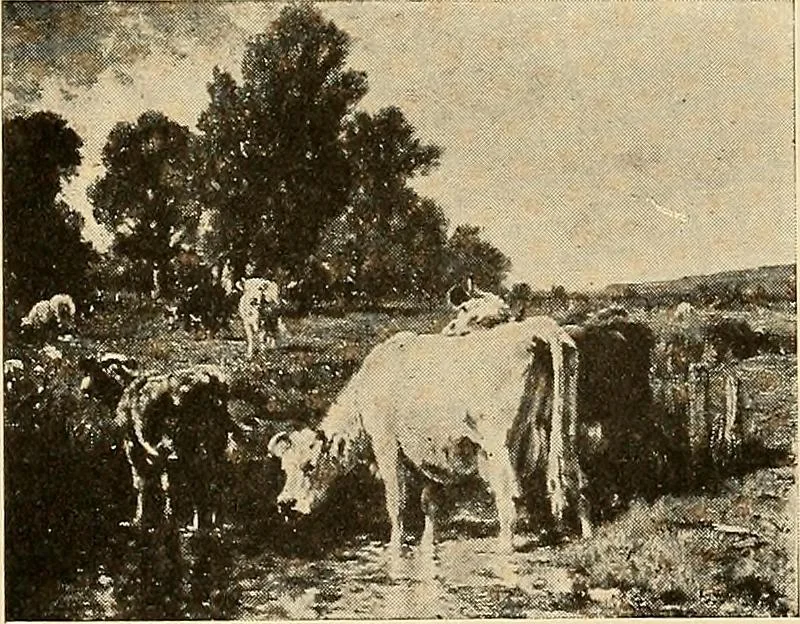 An illustration from Catalog of large carbon photographs, photogravures, engravings, etchings and copper-plate paintings in the educational art exhibitions of A.W. Elson & Company with a list of other pictures recommended for school, library, and home decoration, 1910, leaf 62