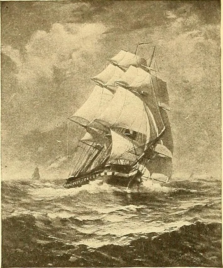 An illustration from Catalog of large carbon photographs, photogravures, engravings, etchings and copper-plate paintings in the educational art exhibitions of A.W. Elson & Company with a list of other pictures recommended for school, library, and home decoration, 1910, leaf 81