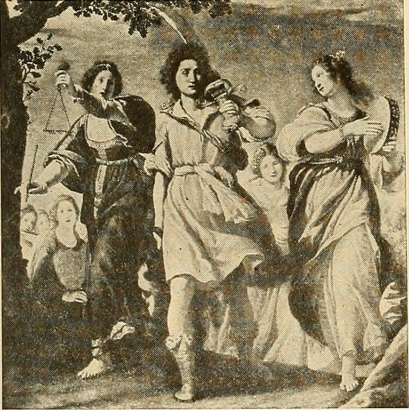 An illustration from Catalog of large carbon photographs, photogravures, engravings, etchings and copper-plate paintings in the educational art exhibitions of A.W. Elson & Company with a list of other pictures recommended for school, library, and home decoration, 1910, leaf 92
