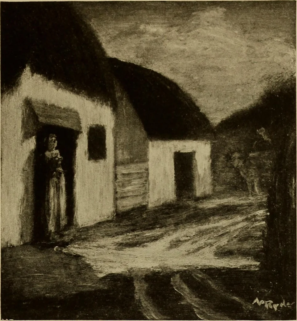 An illustration from Catalog of paintings by eminent American old masters : and by some of the prominent living American artists, from the collection of Young's Art Galleries, 1918, leaf 34