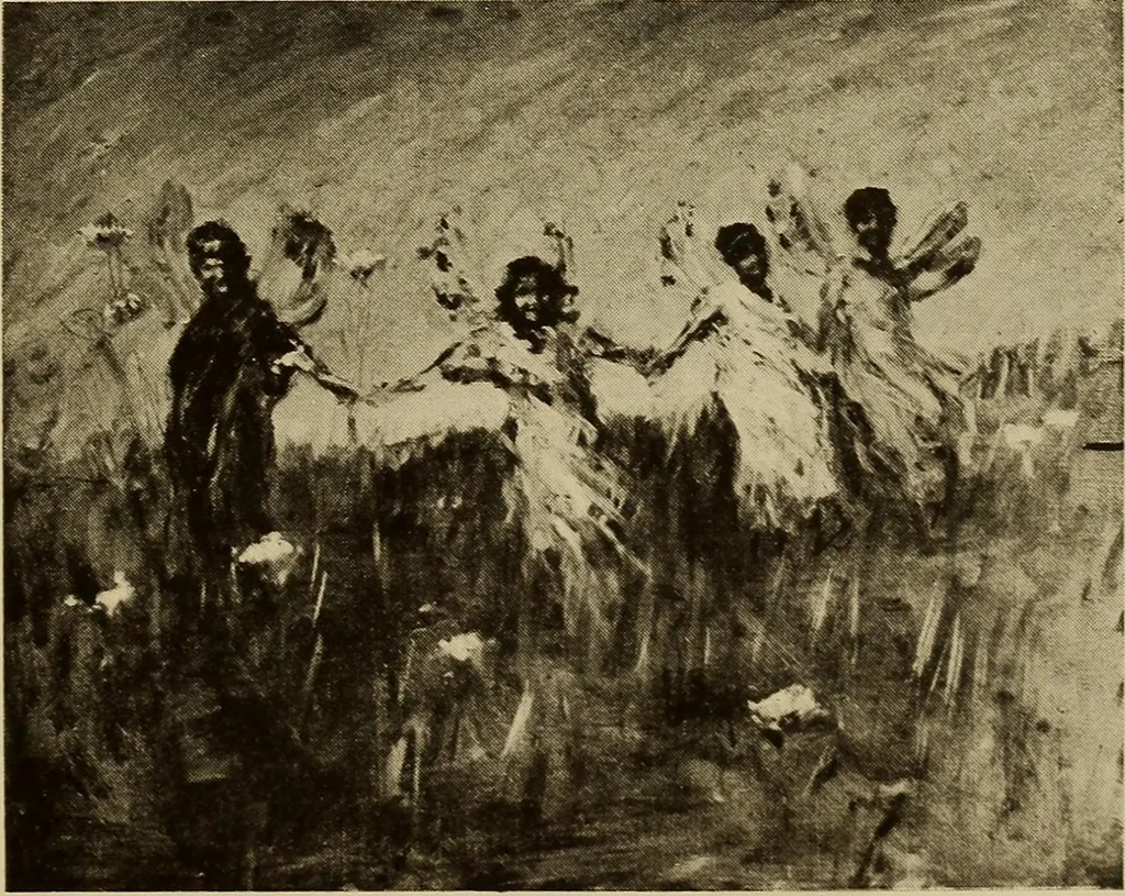 An illustration from Catalog of paintings by eminent American old masters : and by some of the prominent living American artists, from the collection of Young's Art Galleries, 1918, leaf 38