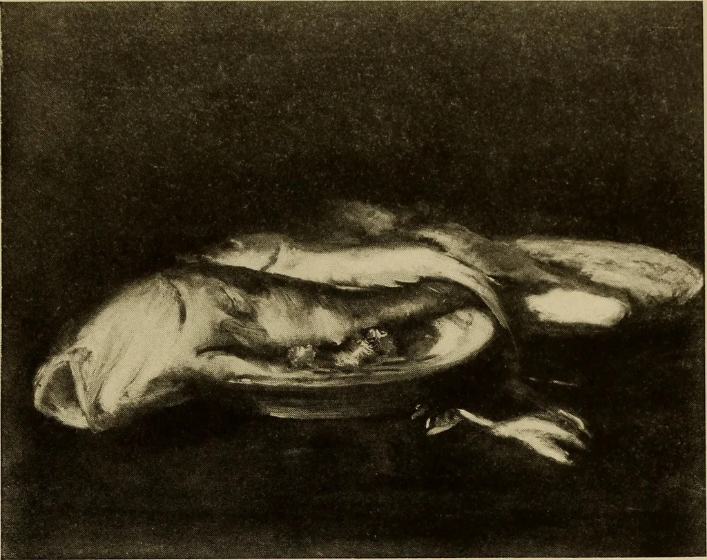 An illustration from Catalog of paintings by eminent American old masters : and by some of the prominent living American artists, from the collection of Young's Art Galleries, 1918, leaf 42