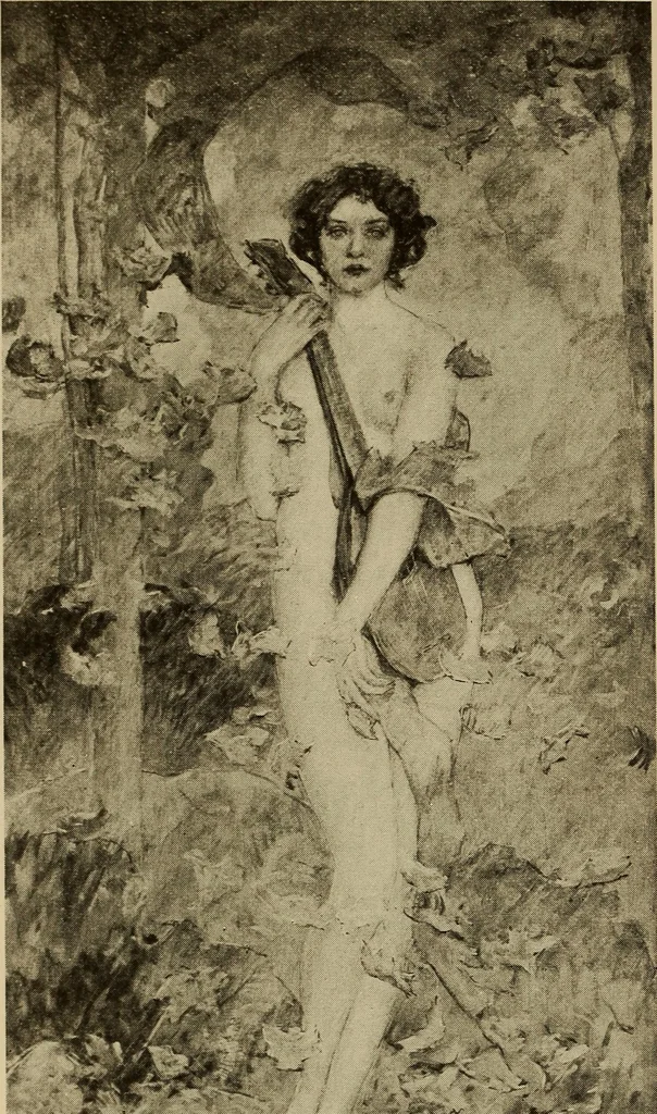 An illustration from Catalog of paintings by eminent American old masters : and by some of the prominent living American artists, from the collection of Young's Art Galleries, 1918, leaf 63