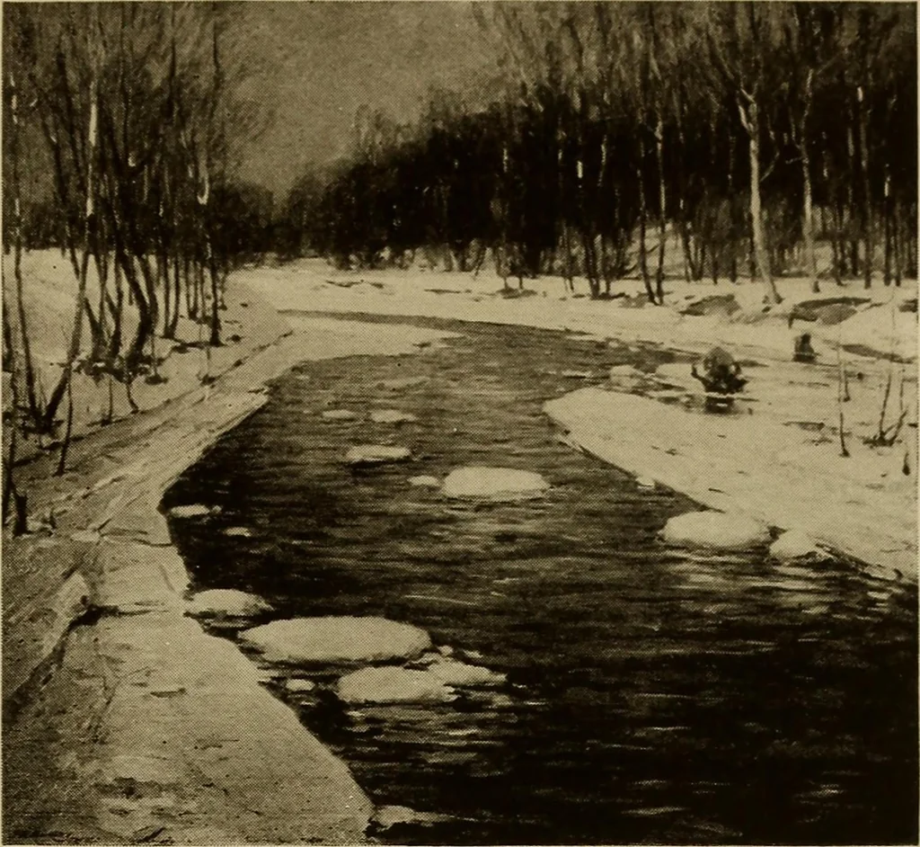 An illustration from Catalog of paintings by eminent American old masters : and by some of the prominent living American artists, from the collection of Young's Art Galleries, 1918, leaf 66