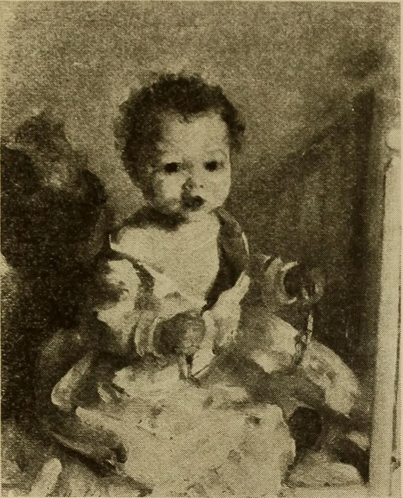 An illustration from Catalog of paintings by eminent American old masters : and by some of the prominent living American artists, from the collection of Young's Art Galleries, 1918, leaf 74