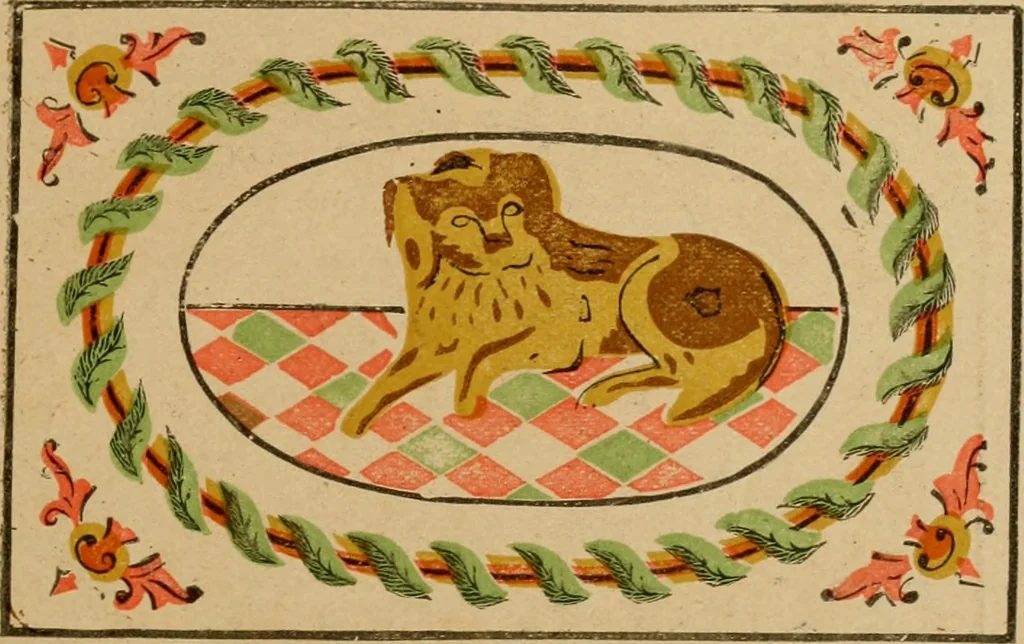 An illustration from [Catalog of rug patterns], 1891, leaf 18