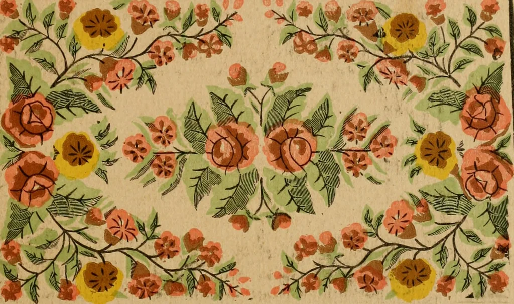 An illustration from [Catalog of rug patterns], 1891, leaf 22