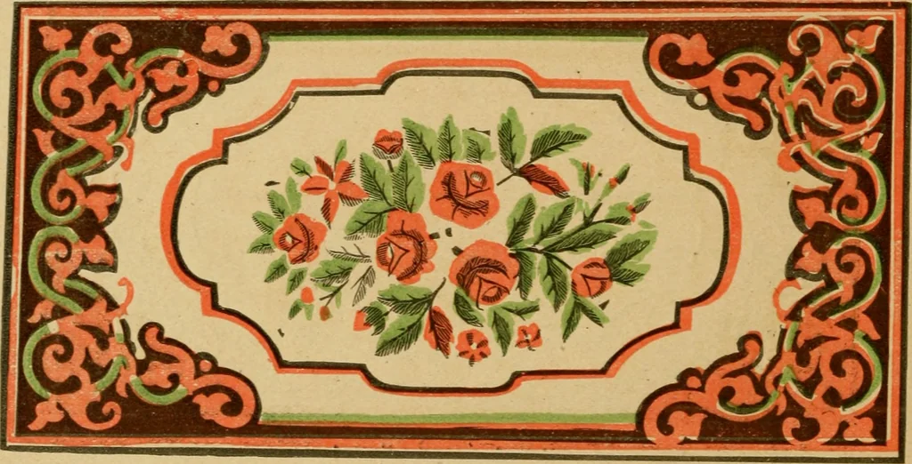 An illustration from [Catalog of rug patterns], 1891, leaf 25