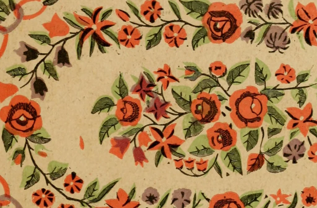 An illustration from [Catalog of rug patterns], 1891, leaf 28