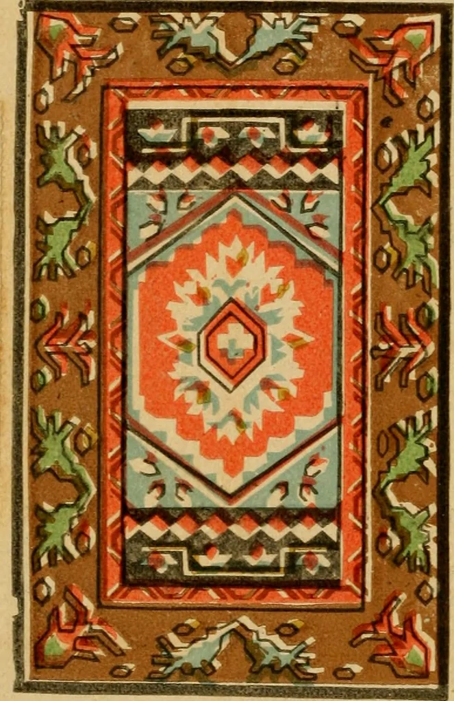 An illustration from [Catalog of rug patterns], 1891, leaf 29