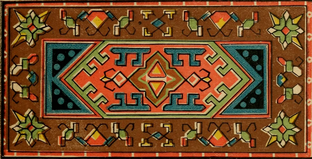 An illustration from [Catalog of rug patterns], 1891, leaf 32