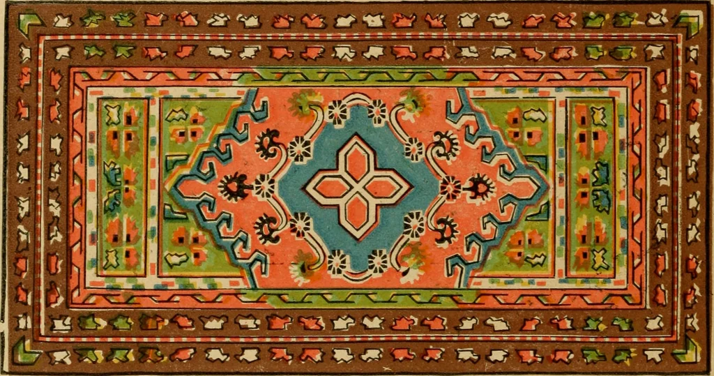 An illustration from [Catalog of rug patterns], 1891, leaf 33
