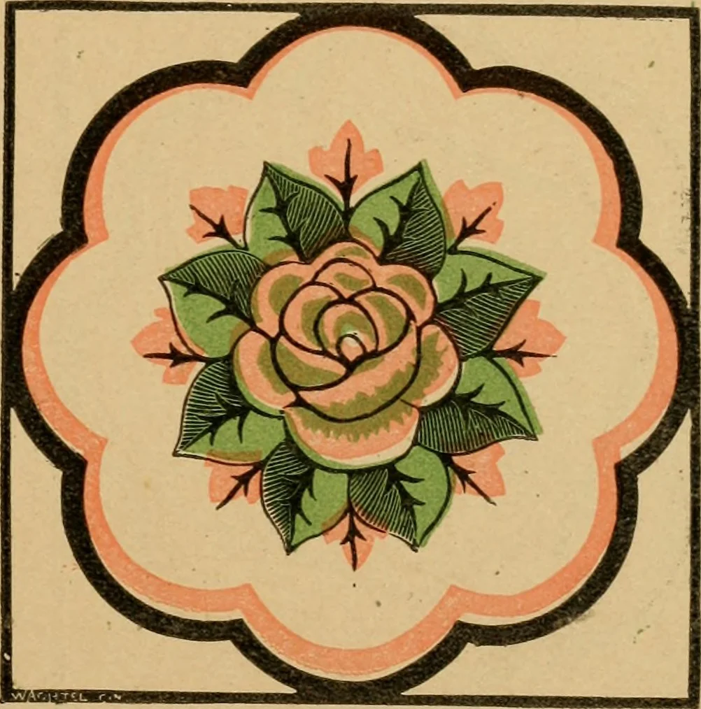 An illustration from [Catalog of rug patterns], 1891, leaf 4