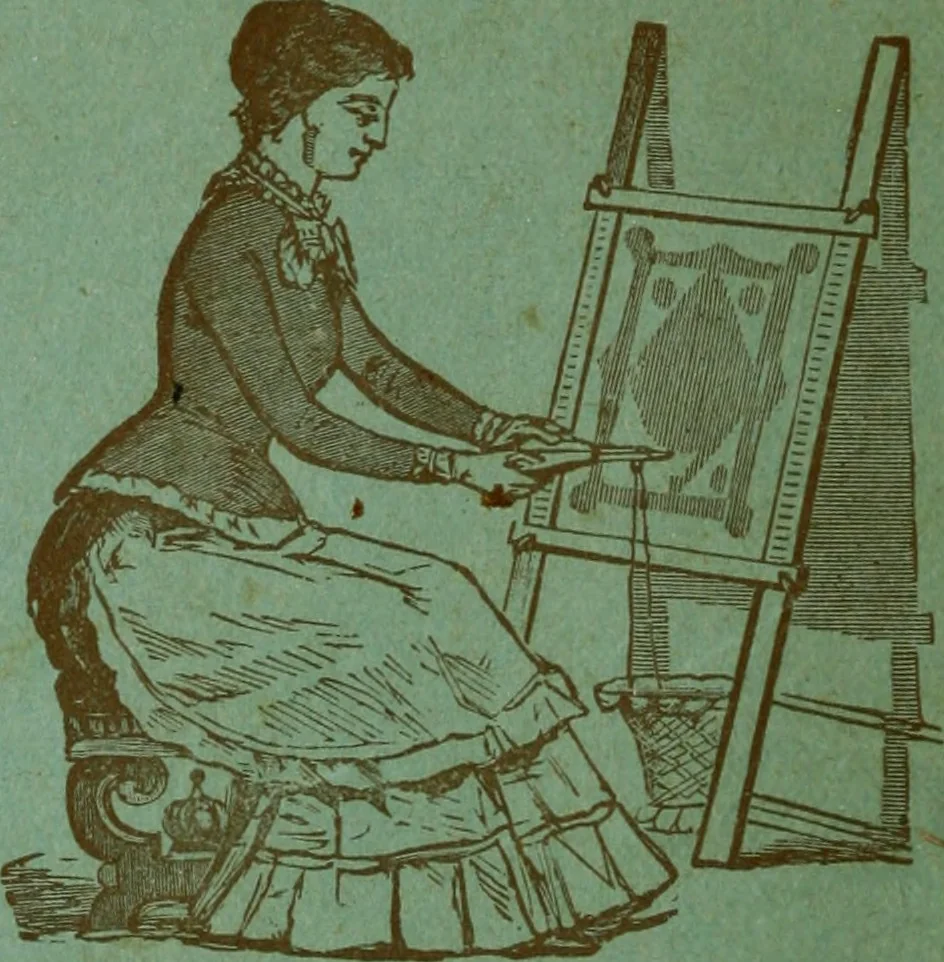 An illustration from [Catalog of rug patterns], 1891, leaf 41