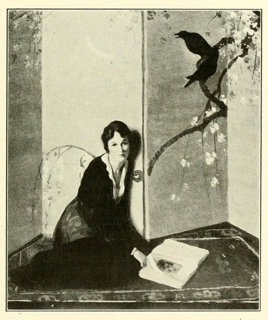 An illustration from Catalog [of the] exhibition at the Anderson Galleries of works of art donated for the benefit of the American-British-French-Belgian Permanent Blind Relief War Fund, May 11 to May 25, 1918, 1918, leaf 23