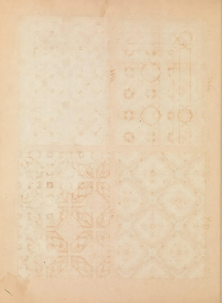 An illustration from [Catalog of samples of tile designs from Mosaico Nolla], 1870, leaf 44