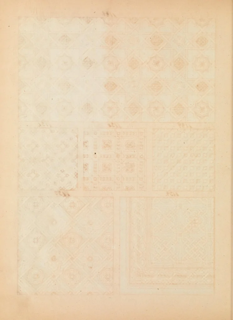 An illustration from [Catalog of samples of tile designs from Mosaico Nolla], 1870, leaf 48